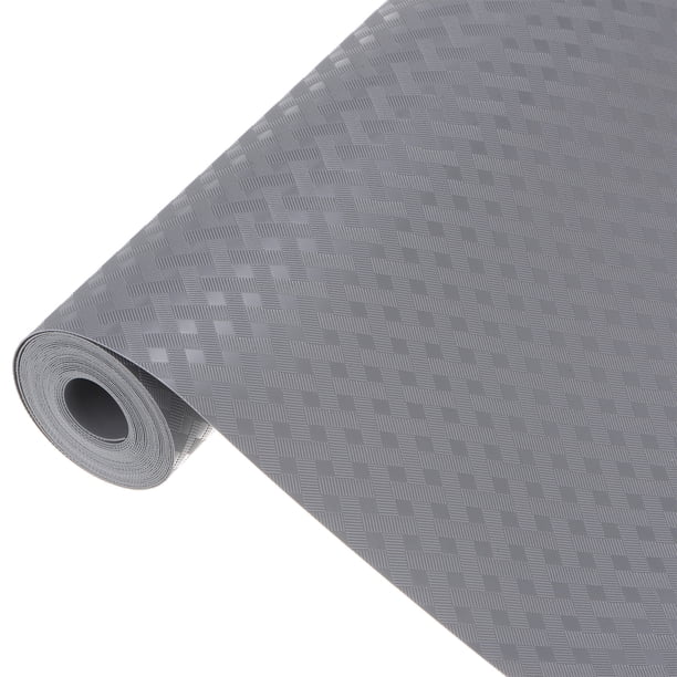 Forro de estante, forro de cajón antideslizante 19-11/16" x 118-1/8" forro de material EVA, gris