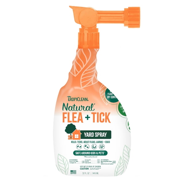 Spray para tratamiento de pulgas y garrapatas TropicLean Max Strength 960 ml