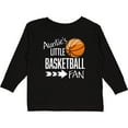 thumbnail image 3 of Inktastic Auntie's Little Basketball Fan Boys or Girls Long Sleeve Toddler T-Shirt, 3 of 5