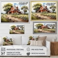 thumbnail image 4 of Designart "Farmstead horizon II" Landscapes Canvas Print, 4 of 5