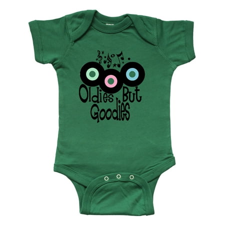 

Inktastic Oldies but Goodies Records and Music Notes Gift Baby Boy or Baby Girl Bodysuit