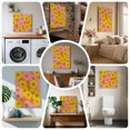 thumbnail image 6 of Ships Next Day Canvas Wall Art 16"x16", Pink Orange Yellow Daisy Wood Framed Canvas Print Painting, Spring Floral Botanical Ready to Hang Picture Wall Decor for Home Bedroom Kitchen Office, 6 of 9