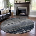 thumbnail image 3 of Dalyn Rugs Premium Machine Washable Mayfield AMF1195 Navy 8' x 8' Round Rug, 3 of 6