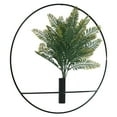 thumbnail image 2 of Yhmxh 1Pcs Wall Plant Decor Round Artificial Plants With Metal Round Hanging Hoop For Decor wall hanging, 2 of 8
