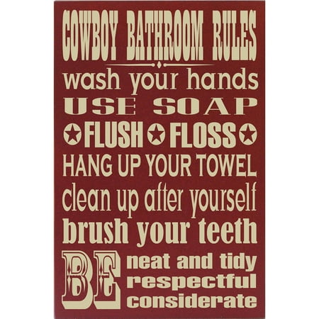 Bathroom Sign At Walmart vinyl crafts cowboy bathroom rules wood sign - walmart Bathroom Sign At Walmart vinyl crafts cowboy bathroom rules wood sign - walmart
