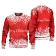 thumbnail image 5 of Suéter navideño divertido y lindo personalizado de venta caliente 2023 Suéter navideño de Halloween con estampado 3D para mujer de primavera y otoño, 5 of 5