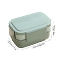 thumbnail image 3 of Microwave Safe Lunch Box Leakproof Bento Container Multi Compartment Meal Prep Food Storage Box with Dividers Portable Lunch Tote for Adults adult Picnic Work home, 3 of 5