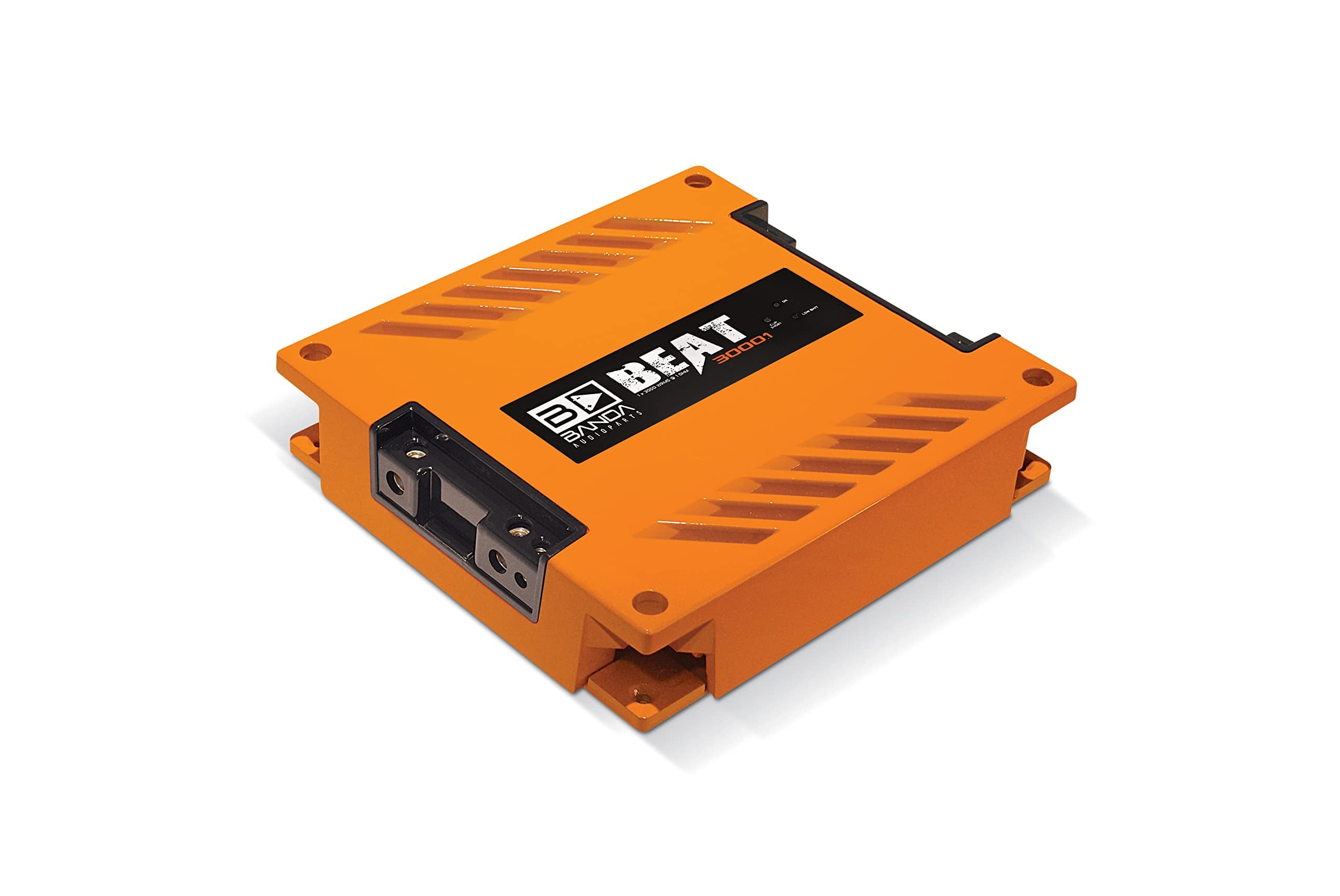 Banda 3000W 1 Ohm Mono Bass Vehicle Audio Amplifier, Orange