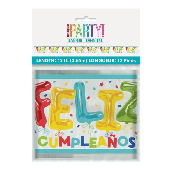 Banner Unique Feliz Cumpleaños