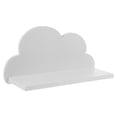 thumbnail image 4 of 1pc Punch Free Wooden Cloud Shape Baffle Shelf Floating Shelf for Home (White), 4 of 8