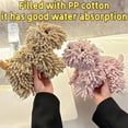 thumbnail image 4 of Chenille Dog Towel,Fuzzy Ball Hand Towels for Bathroom,Hanging Cute Puppy Hand Drying Puff,Fluffy Cartoon Puppy-Shaped Washrag,Absorbent Irregular Shape Animal Towels with Hanging Loop(Gray), 4 of 7