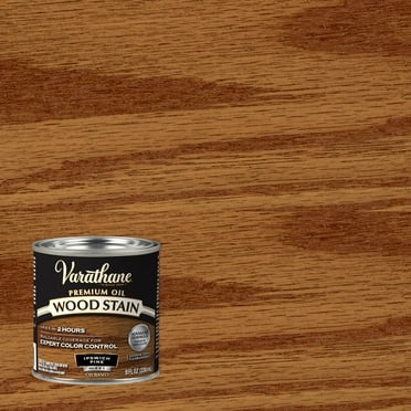 Ipswich Pine, Varathane Premium Oil-Based Interior Wood Stain-211791, Half Pint, 4 Pack