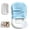 blue, variant on LOVE MAGE Baby Lounger Pillow for Newborn 0-12 Months, Portable Infant Nest with Removable Cover, Soft & Breathable Lounger for Baby Boys and Girls