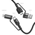 thumbnail image 5 of Cable de Datos y Carga Rápida Idenmex 4 en 1 PD Lightning Type C USB 1.2m, 5 of 5