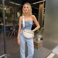 thumbnail image 3 of Gynky Checkered Crossbody Bag Bum Bags for Women, Spacious Nylon Shoulder Handbag Purse Fanny Packs Belt Bag, 3 of 6