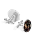 thumbnail image 3 of Elk Elegant Cufflink Sets for Formal Attire Made of Stainless Steel Ideal for Special Occasions by Silver Jewelry Cufflinks, 3 of 6