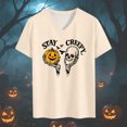 thumbnail image 4 of Women's T Shirt Short Sleeve Top Daily Tunic Blouse Gift Tops Tunic Blouse Graphic Blouse Casual Basic Tee, 4 of 5