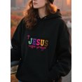 thumbnail image 3 of Christian Mercy Hoodie for Men Women, Faith Pullover Hooded Sweatshirt, Cozy Cotton Poly Blend, Inspirational Casual Outfit, 3 of 5