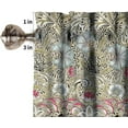 thumbnail image 5 of Retro Boho Floral Window Valance Curtain, William Morris Vintage Flowers Botanical Corncockle Window Treatment Valances for Home Kitchen Café Décor 54''x18'', 1 Panel, 5 of 6
