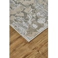 thumbnail image 3 of Orin Modern Metallic Fluid Rug, Silver/Ivory Bone, 5ft x 8ft Area Rug, 3 of 7