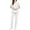 67#White, variant on Women's Scrubs Healthcare Top, Short Sleeved Pants Sets Royal Blue L