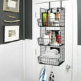 thumbnail image 6 of 3 Layer Fruit Baskets on Wheels,Fuleadture Market Basket Stand Rolling Stackable Baskets Metal Wire Basket with Wheels Stackable Storage Bins for Kitchen Living Room Bedroom and Bathroom, 6 of 7