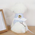 thumbnail image 3 of Wear-Resistant Pet Harness Set - No-Pulling Fabric Harness with Bow Knot for Outdoor Adventures, 3 of 8