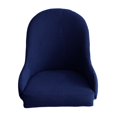 thumbnail image 3 of 1 Pieza Cubierta de Silla de Comedor con Respaldo de Ala, de Asiento Protectoras Reutilizables para Decoración de Color azul oscuro, 3 of 9