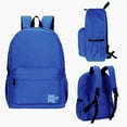 thumbnail image 3 of K-Cliffs Classic School Backpack Deluxe Quality Basic Student Bookbag Water Resistant Royal Blue, 3 of 8
