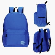 K-Cliffs Unisex Classic Water Resistant School Backpack in Royal Blue, Teen-Adult