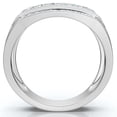 thumbnail image 4 of 2Ct Diamond Ring Men's Wide Multi Row in 10k White, Yellow, or Rose Gold, 4 of 4