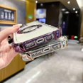 thumbnail image 4 of for iPhone 12 Pro Max Magnetic Transparent Case,Luxury Bling Four Corners Shockproof Military-Grade Protection with Camera Lens Protector MagSafe Clear Plating Cover for Women Men-Purple, 4 of 13