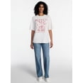thumbnail image 2 of Peanuts Women's Halloween Graphic Oversized Tee, Sizes XXS-XXL, 2 of 5