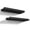 Black, variant on 17" Floating Wall Shelves with Lip,Solid Wood,Set of 2 | Protective Ledge,Easy to Install,For Bedroom Living Room Bathroom Kitchen Office Display,18 Lbs/shelf,Wall Decor