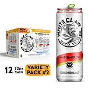 White Claw Hard Seltzer Variety Pack No. 2, 12 Pack, 12 fl oz Cans, 5% ABV