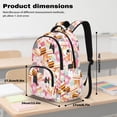 thumbnail image 7 of Yspwyqan Girls 4 Piece Kids Backpack Set Lightweight 600D Polyester Dessert Cat Backpack Lunch Bag Pencil Case Water Bottle Bag for Students Ages 8-15 Elementary School, 7 of 7