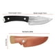 thumbnail image 2 of Cuchillo de chef de 4 pulgadas | Hoja de acero inoxidable de alto carbono con espiga completa y funda | Cuchillo multiusos para cocina y exteriores, ideal para camping, barbacoa, caza y regalos, 2 of 2