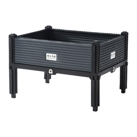 jinwen Elevate Planter Box with Legs Deck Gardening Fruits Flower Raised Garden Bed