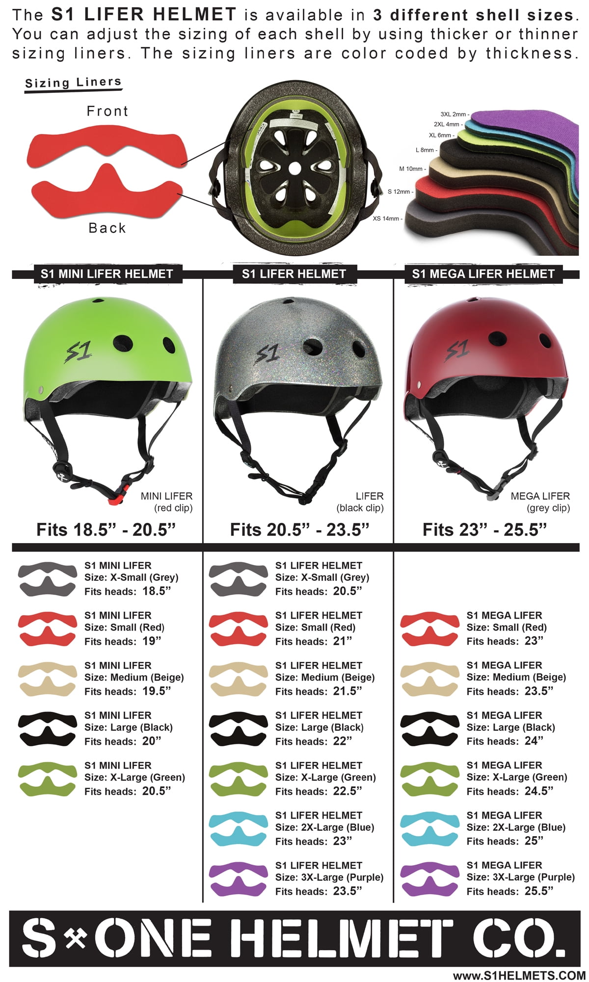 S1 Lifer Visor Helmet - GEN 2 - Black Gloss Glitter w/ Tint Visor