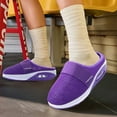 thumbnail image 4 of Orthopedic Walking Shoes for Women,Lightweight Orthowalkway Womens Shoes,Woven Breathable Walking Sneaker Non-Slip Arch Support Slip on Shoes, 4 of 5