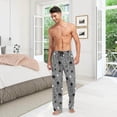 thumbnail image 6 of GZHJMY Musical Notes Pajama Pants for Men, Lounge Pants Lightweight Men Pajama Bottoms with Drawstring Pockets, Christmas New Year Birthday Gifts, X-Large, 6 of 6
