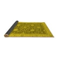 thumbnail image 2 of Ahgly Company Indoor Square Oriental Yellow Traditional Area Rugs, 8' Square, 2 of 4