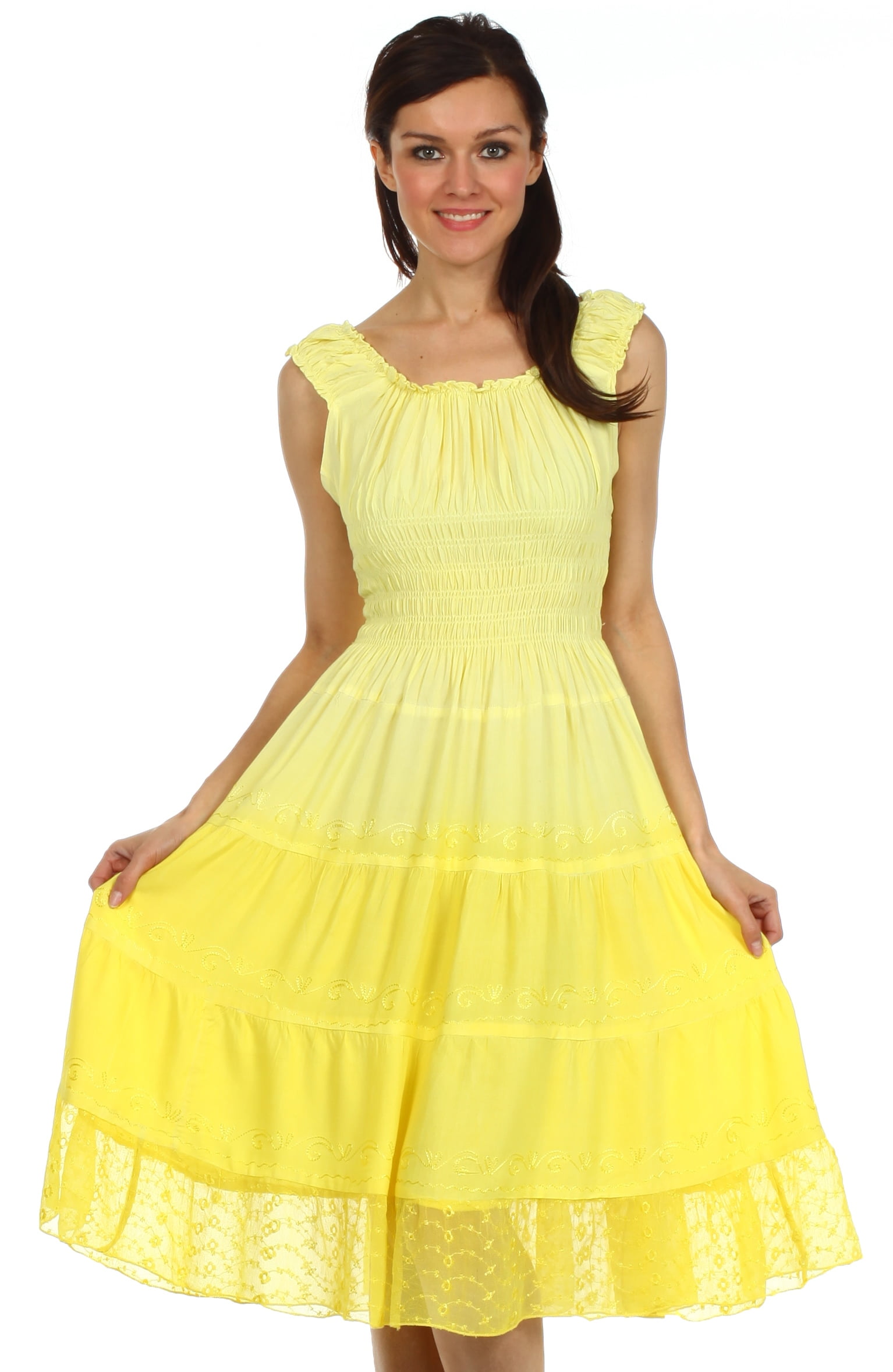buttercup yellow dress