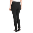 thumbnail image 2 of Dalia Womens Pull-on Ponte Pant with Built-in Tummy Control Panel Size: XL, Color: Black, 2 of 3