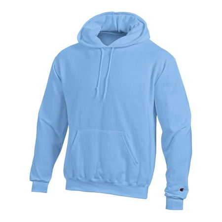 Champion Mens Double Dry Action Fleece Pullover Hoodie XL Light Blue