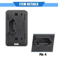 thumbnail image 5 of Car Window Control Switch for BMW 525i Base 2.5L L6 - Gas 2001-2003 Black Front Left and Rear Left, 5 of 6