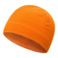 thumbnail image 1 of Men Winter Solid Color Fleece Cap Outdoor Climbing Cycling Windproof Beanie Hat, 1 of 10