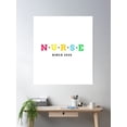 thumbnail image 2 of Nurse 2020 Graduation Poster Wall Art, Modern Wall Decor, 24x36 UNFRAMED, 2 of 3