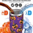 thumbnail image 3 of Halloween Tumbler 30oz with Lid and Straw, Skull Bat Pumpkin Cup, Insulated Leak-Proof Coffee Travel Mug with Handle for Spooky Witchy Gifts Women Men, 3 of 7