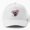 White, variant on Merica Heifer Baseball Cap, Farm Animal American Wordplay Design, Classic Rural Hat